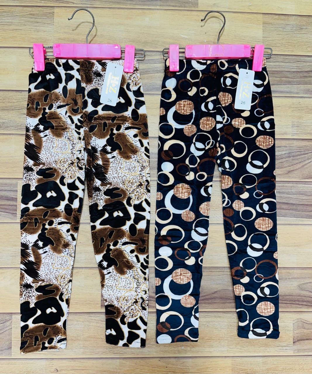 Velvet Printed Tights for Kids, (Pack of Two), Stretchable, Comfortable and Warms🔥❤️